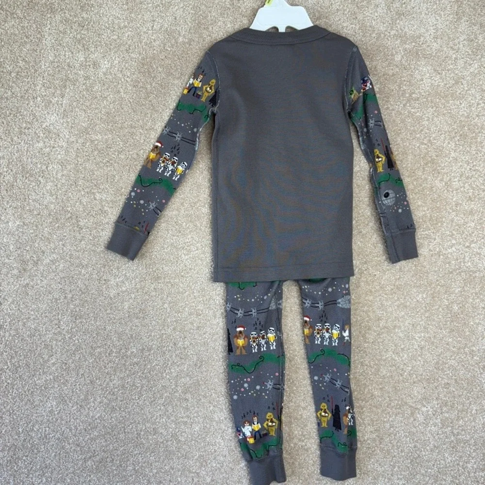 Hanna Andersson STAR WARS Christmas Pajama‎ Set pjs Size 3 3T 90cm Long Sleeve
